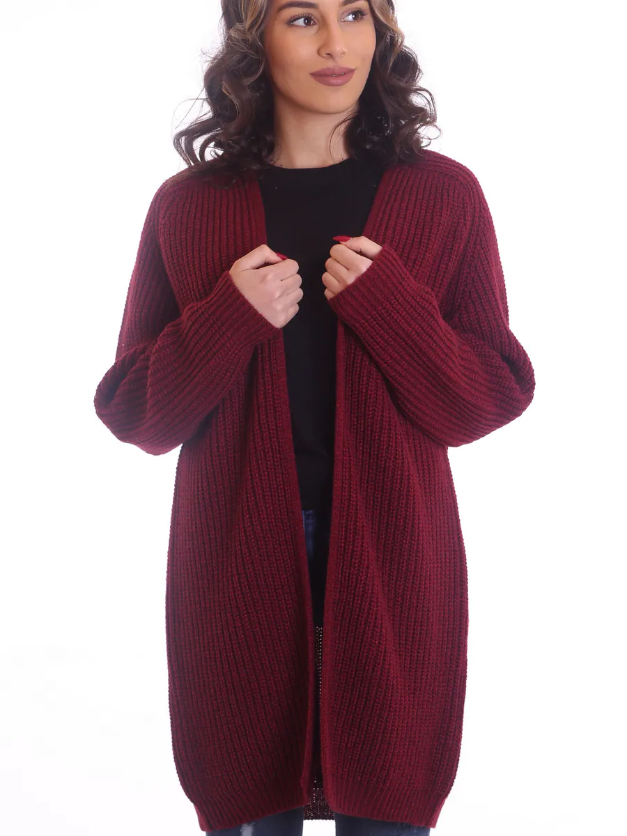 Knitted cardigan product example