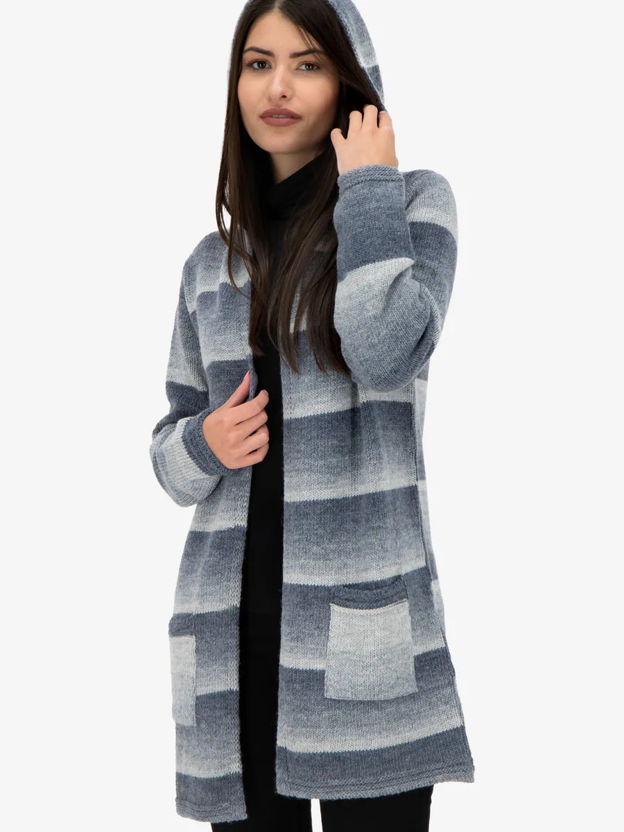 Knitted cardigan product example